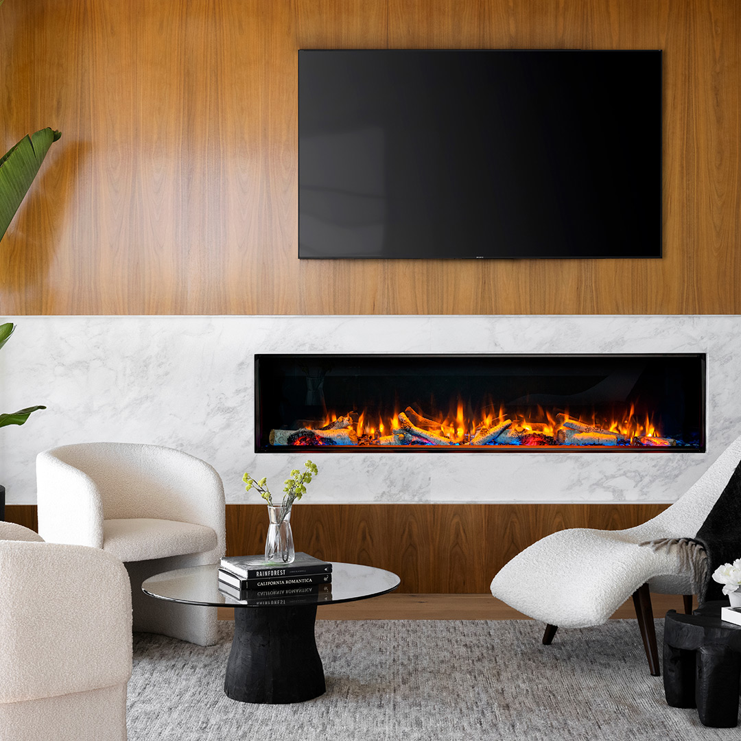 Electric fireplace installation in St Paul MN
