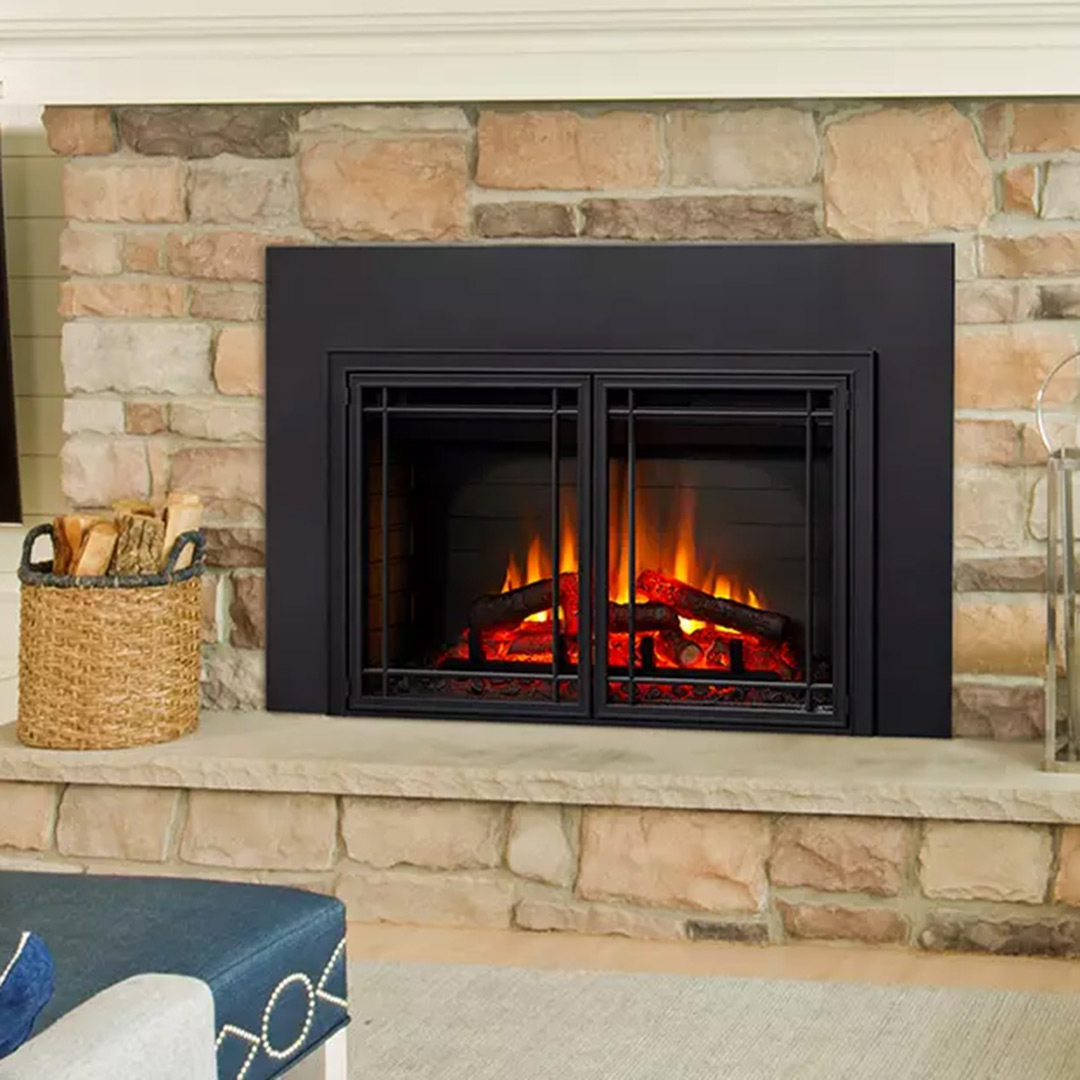 Electric fireplace inserts available for installation in St Louis Park MN