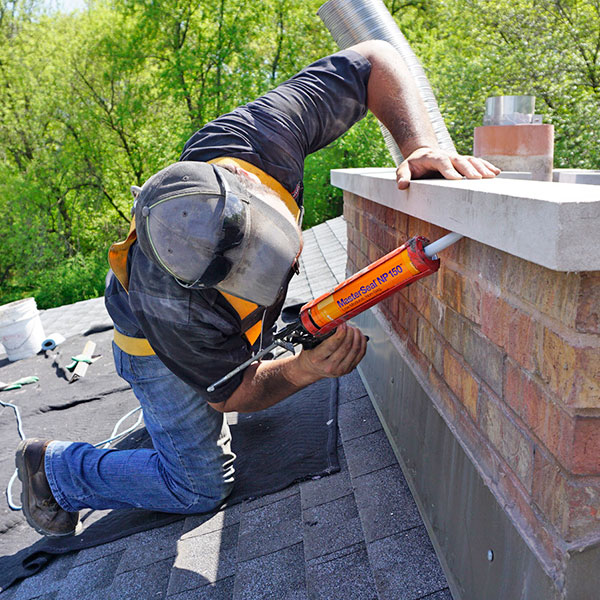 Chimney crown repairs available to home in Blaine & Hastings MN