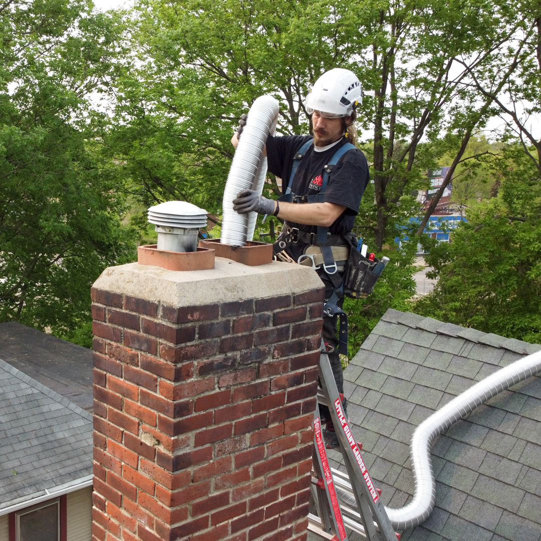 Chimney liners sold and installed in Plymouth & St Louis Park MN