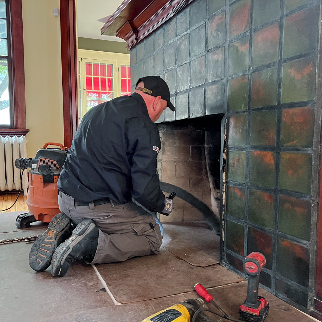 Firebox rebuilding services in Lakeville & Victoria MN