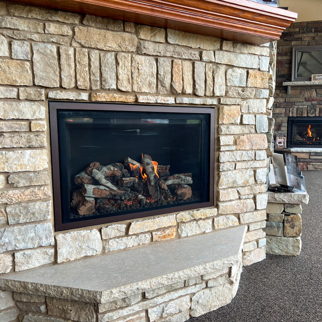 Glass fronted fireplaces for installation in Woodbury & Victoria MN