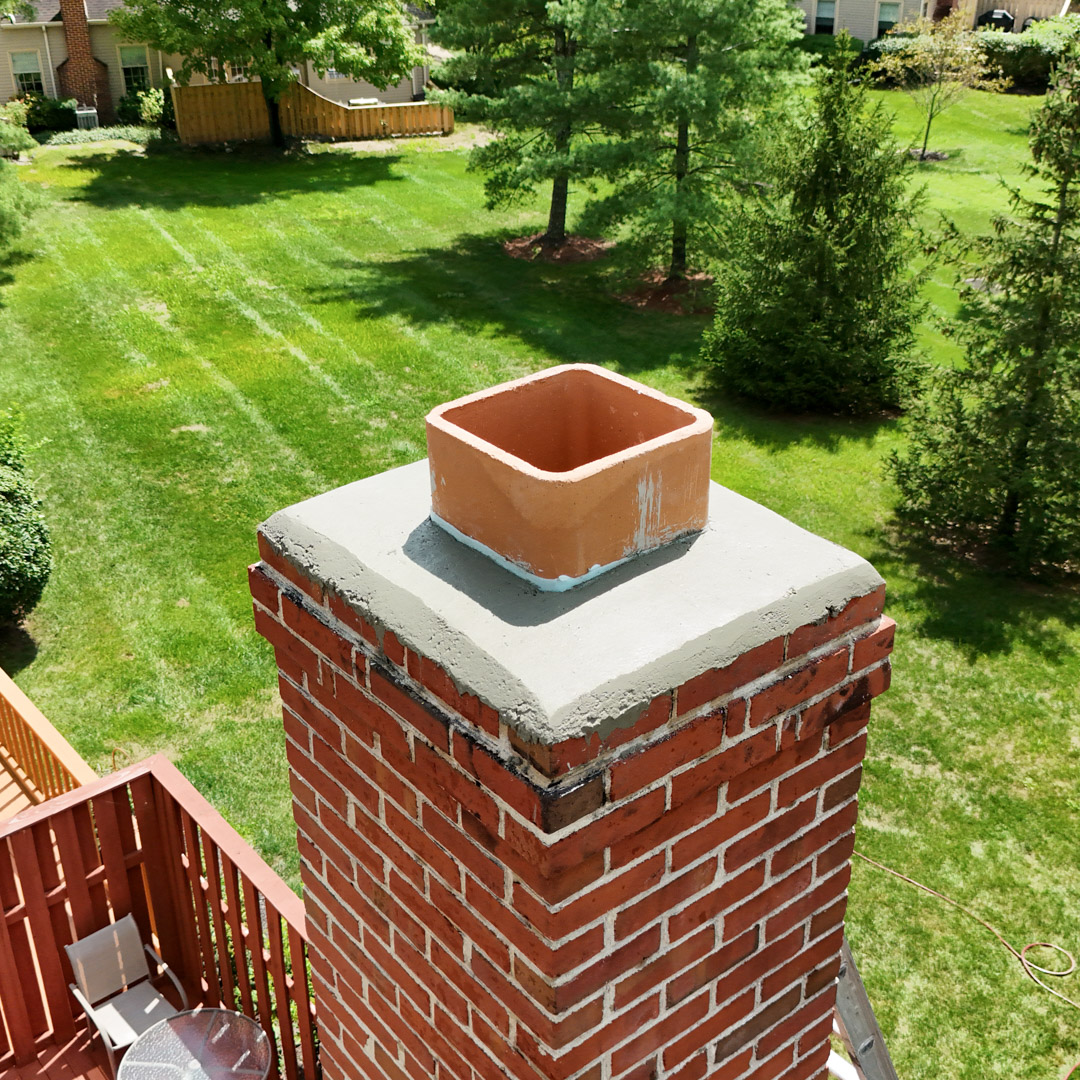 chimney crown in woodbury