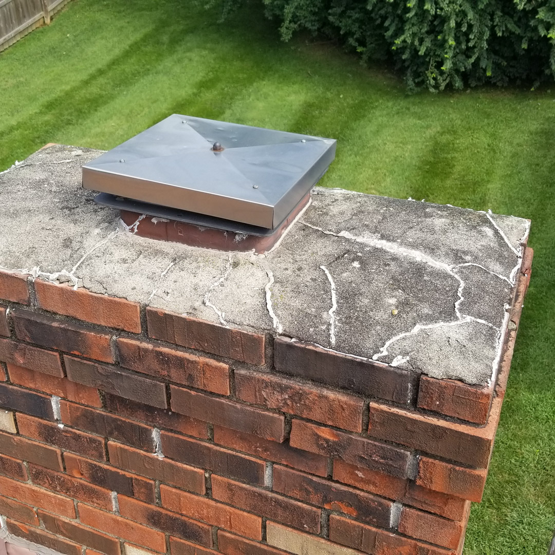Chimney Damper in Woodbury. Minnesota 